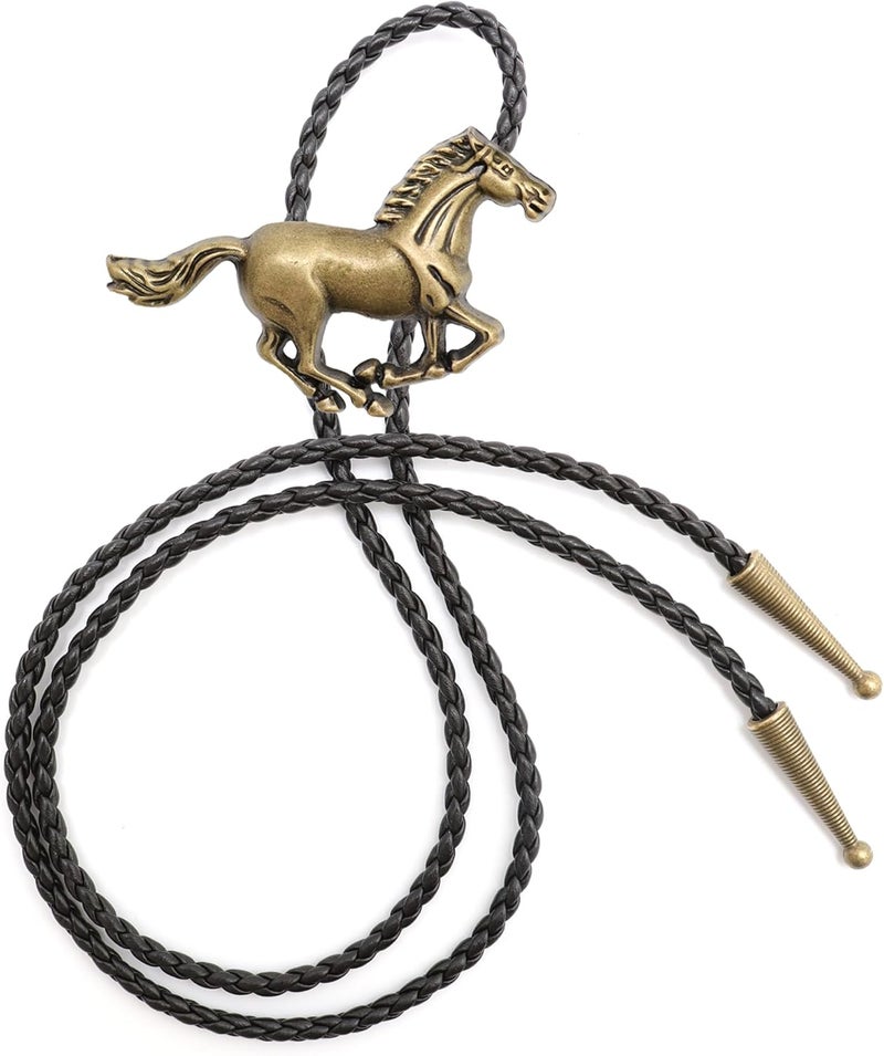 Wentur Bolo Ties for Men Western - Handmade 3D Horse Bolo Tie Design Cowboy Bolo Tie for Women Cowgirl Western Costume Accessories - Image 1